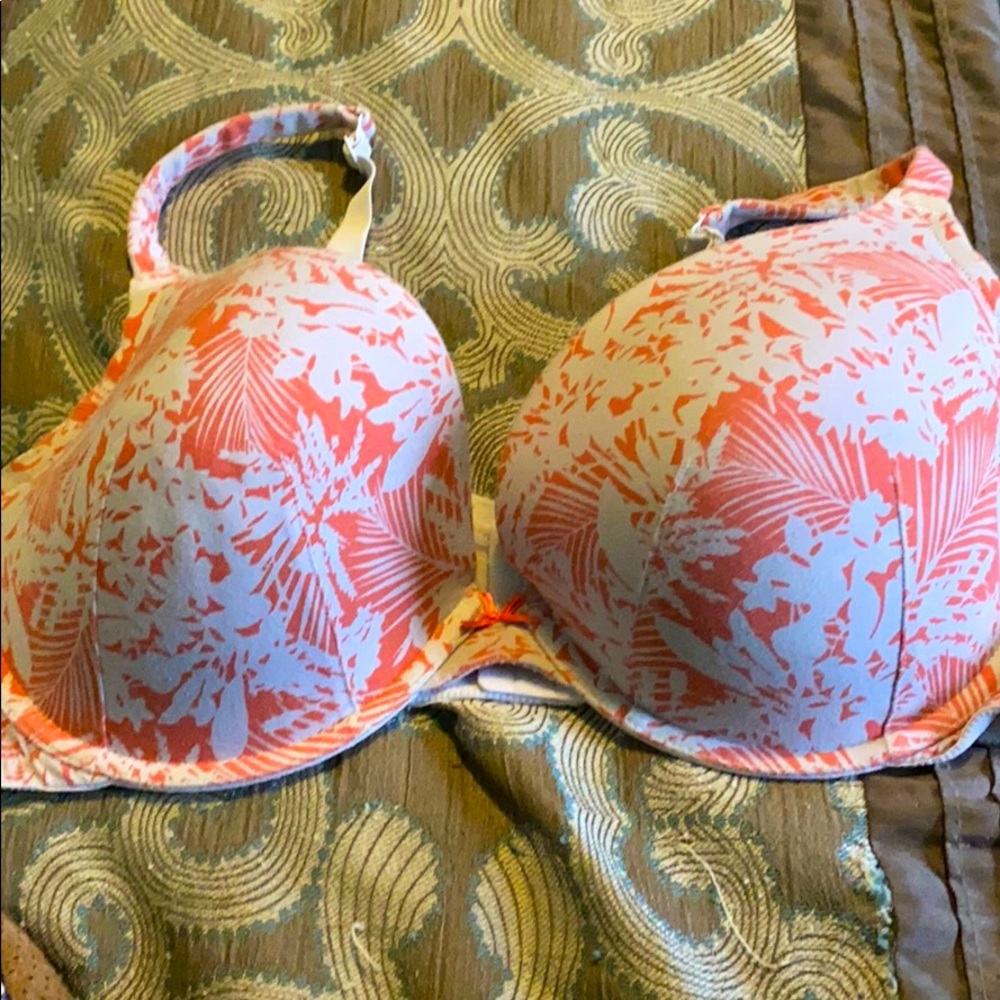 Pink Cacique plunge bra 44dd
